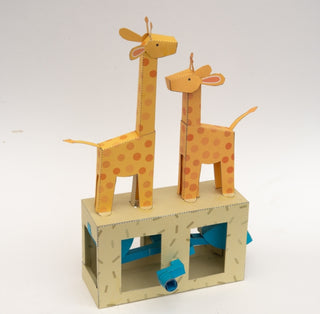 Supplemental image for 5065019252012 - Giraffe -Rob Ives Paper Animation Kit