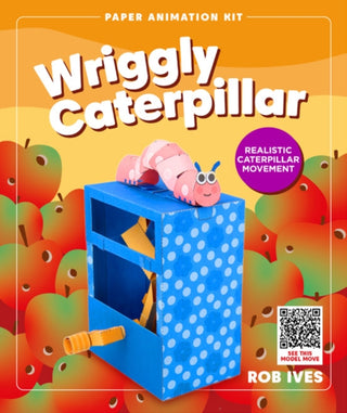 Supplemental image for 5065019252036 - Wriggly Caterpillar -Rob Ives Paper Animation Kit