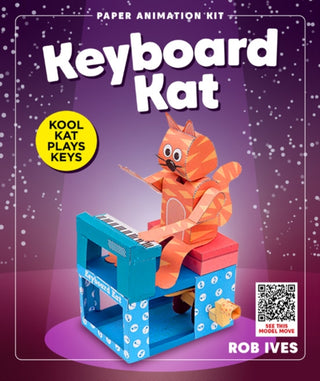 Supplemental image for 5065019252098 - Keyboard Kat -Rob Ives Paper Animation Kit