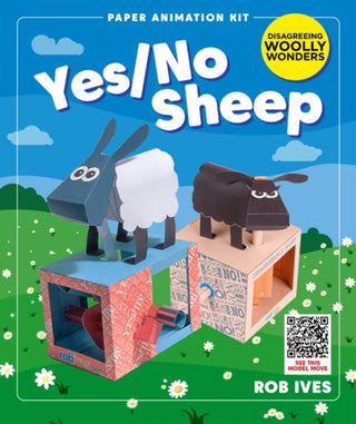 Supplemental image for 5065019252159 - Yes/No Sheep -Rob Ives Paper Animation Kit