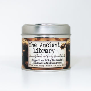 Cover image for 5065023895014 - Ancient Library- Scented Soy Candle- Serene Florals and Earthy Sacred Woods