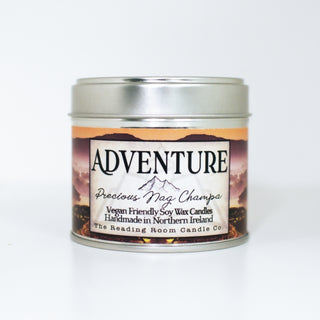 Supplemental image for 5065023895052 - Adventure- Scented Soy Candle- Precious Nag Champa