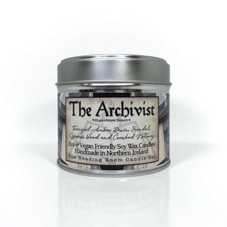 Cover image for 5065023895144 - Archivist - Scented Soy Candle - Tranquil Amber Resin, Santal, Cypress Wood and Crushed Nutmeg