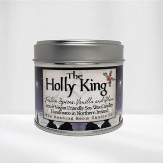 Supplemental image for 5065023895274 - Holly King- Scented Soy Candle- Festive Spices, Vanilla and Plum
