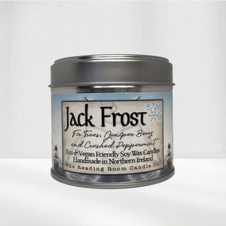 Cover image for 5065023895298 - Jack Frost- Scented Soy Candle- Fir Trees, Juniper Berry and Crushed Peppermint