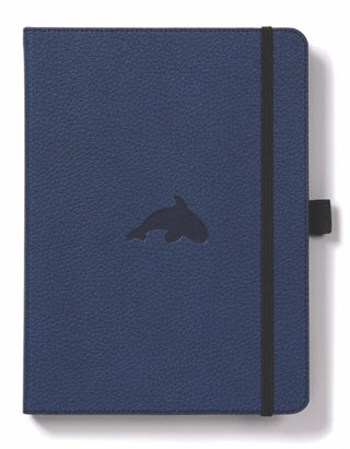 Supplemental image for 5285003136177 - Dingbats A5+ Wildlife Blue Whale Notebook - Lined