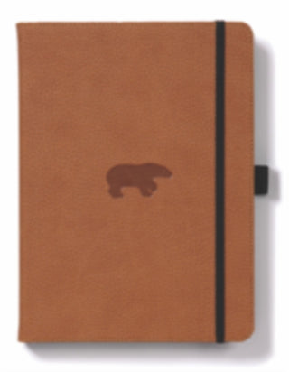 Cover image for 5285003136184 - Dingbats A5+ Wildlife Brown Bear Notebook - Lined