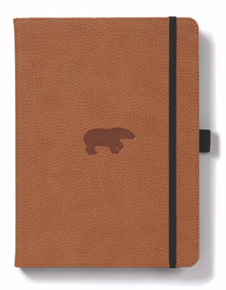 Cover image for 5285003136269 - Dingbats A5+ Wildlife Brown Bear Notebook - Plain