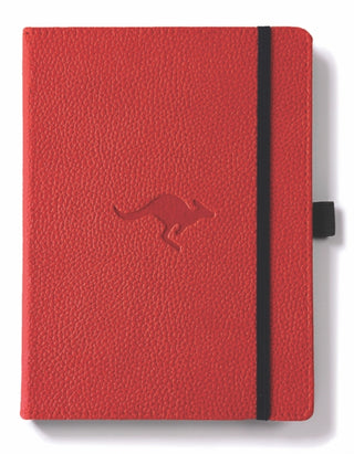 Supplemental image for 5285003136740 - Dingbats A5+ Wildlife Red Kangaroo Notebook - Dotted