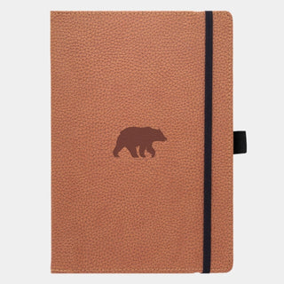 Cover image for 5285003136863 - A4 BROWN BEAR NBOOK DOTTED