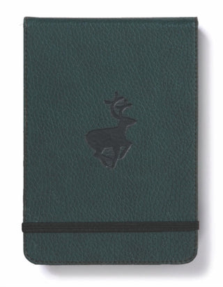Supplemental image for 5285003136900 - Dingbats A6+ Wildlife Green Deer Reporter Notebook - Dotted