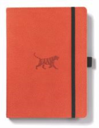 Cover image for 5285003136955 - Dingbats A5+ Wildlife Orange Tiger Notebook - Lined
