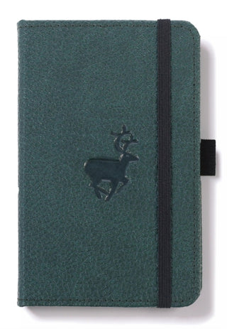 Supplemental image for 5285003137211 - Dingbats A6 Pocket Wildlife Green Deer Notebook - Graphed