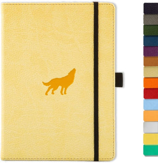 Supplemental image for 5285003137723 - Dingbats A5 Wildlife Wolf - Cream Lined Notebook