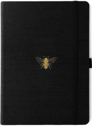 Cover image for 5285003137846 - Dingbats B5 Bee - Black Lined Notebook