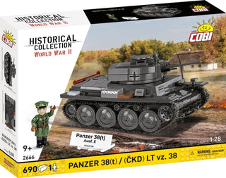 Cover image for 5902251026660 - 705 PCS HC WWII /2666/ PANZER 38(T)/(CKD) LT VZ