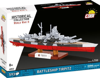 Cover image for 5902251048532 - 600  PCS HC WWII /4853/ Battleship TIRPITZ scale 1:700