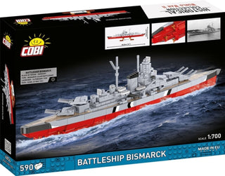 Cover image for 5902251048549 - 600 PCS HC  WWII /4854/ Battleship BISMARCK scale 1:700