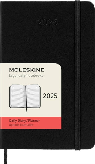 Cover image for 8056999270193 - Moleskine 2025 12-Month Daily Pocket Hardcover Notebook