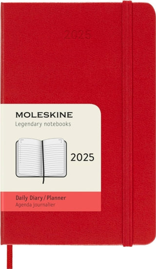 Cover image for 8056999270209 - Moleskine 2025 12-Month Daily Pocket Hardcover Notebook