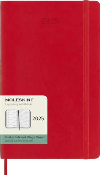 Cover image for 8056999270322 - Moleskine 2025 12-Month Weekly Large Softcover Notebook