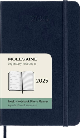 Cover image for 8056999270339 - Moleskine 2025 12-Month Weekly Pocket Hardcover Notebook