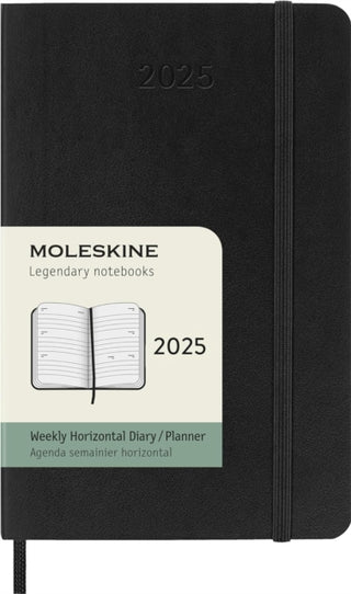 Cover image for 8056999270452 - Moleskine 2025 12-Month Weekly Horizontal Pocket Softcover Notebook