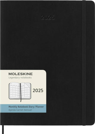 Cover image for 8056999270513 - Moleskine 2025 12-Month Monthly XL Softcover Notebook