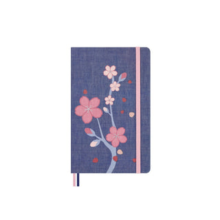 Cover image for 8056999276201 - Moleskine Sakura 2025 Large Plain Hardcover Notebook