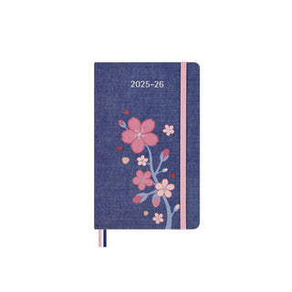 Cover image for 8056999276225 - Moleskine Sakura 2026 Large 18 Month Weekly Planner