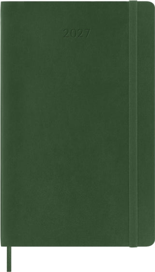 Cover image for 8056999278694 - Moleskine Classic 12 Month 2027 Daily Planner, Soft Cover, Large (5" x 8.25"), Myrtle Green, 400 pages