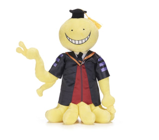 Supplemental image for 8425611339813 - Assassination Classroom 11" Yellow Soft Toy
