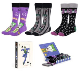 Cover image for 8445484477566 - SOCKS PACK 3 PIECES BATMAN JOKER
