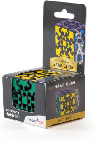 Supplemental image for 8717278851532 - Mini Gear Cube Puzzle Game Key Ring