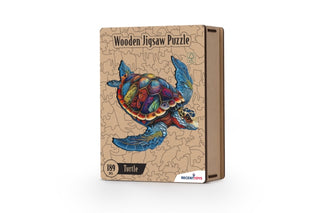 Cover image for 8717278852140 - Wooden Puzzle - Turtle