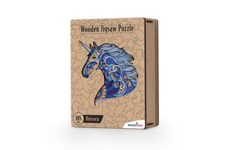 Supplemental image for 8717278852171 - Wooden Puzzle - Unicorn