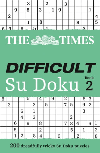 Cover image for 9780007307388 - The Times Difficult Su Doku Book 2