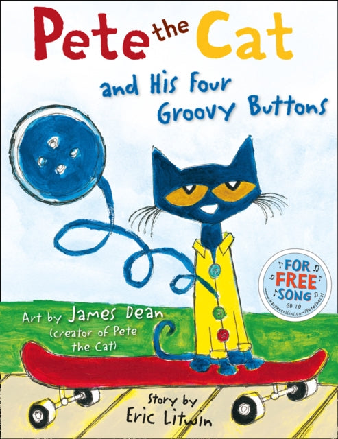 Cover image for 9780007553679 - Pete the Cat and his Four Groovy Buttons