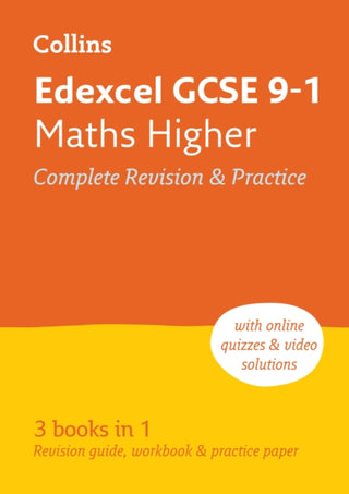 Cover image for 9780008110369 - Edexcel GCSE 9-1 Maths Higher All-in-One Complete Revision and Practice