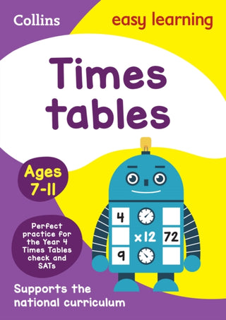 Cover image for 9780008134402 - Times Tables Ages 7-11