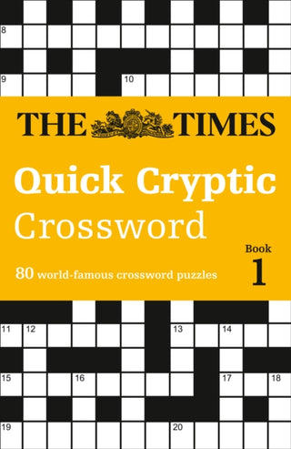 Supplemental image for 9780008139810 - TIMES QUICK CRYPTIC XWORD BK 1