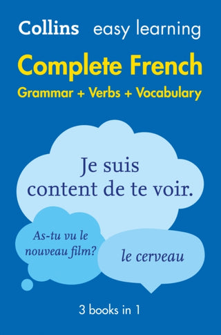 Supplemental image for 9780008141721 - Easy Learning French Complete Grammar, Verbs and Vocabulary (3 books in 1)