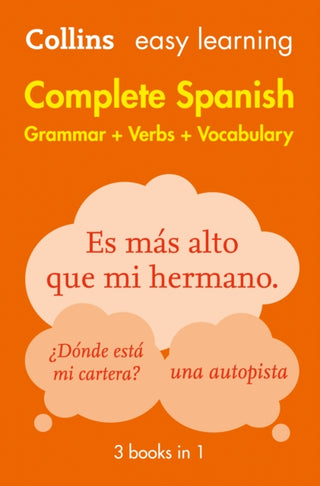 Supplemental image for 9780008141738 - Easy Learning Spanish Complete Grammar, Verbs and Vocabulary (3 books in 1)