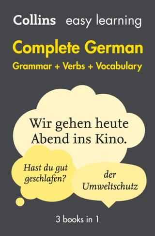 Supplemental image for 9780008141783 - Easy Learning German Complete Grammar, Verbs and Vocabulary (3 books in 1)