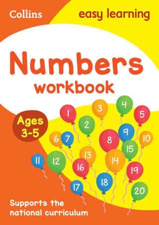Cover image for 9780008151553 - Numbers Workbook Ages 3-5