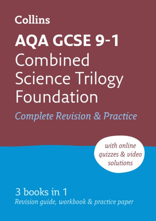 Cover image for 9780008160852 - AQA GCSE 9-1 Combined Science Foundation All-in-One Complete Revision and Practice