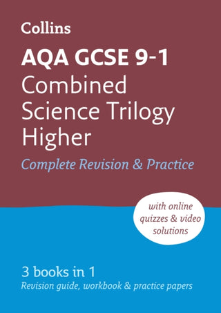 Cover image for 9780008160869 - AQA GCSE 9-1 Combined Science Higher All-in-One Complete Revision and Practice