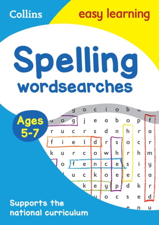 Cover image for 9780008212643 - Spelling Word Searches Ages 5-7