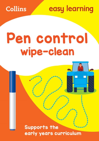 Cover image for 9780008212902 - Pen Control Age 3-5 Wipe Clean Activity Book