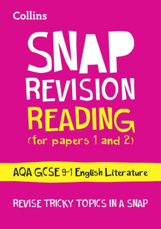 Cover image for 9780008218089 - AQA GCSE 9-1 English Language Reading (Papers 1 & 2) Revision Guide